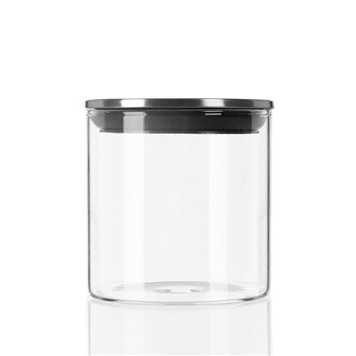 3 Pack x Lemon & Lime Glass Jar With Stainless Steel Lid