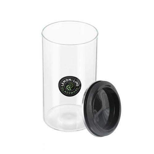 3 Pack x Lemon & Lime Glass Jar With Stainless Steel Lid