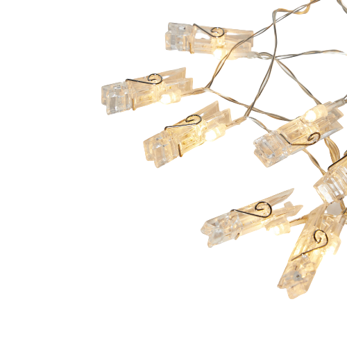 3M LED Peg String Lights