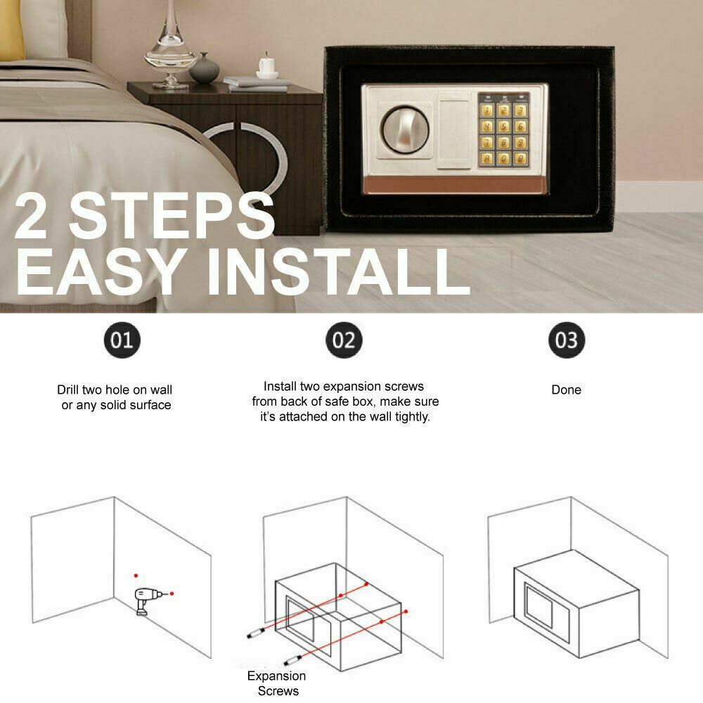 8.5L Electronic Safe