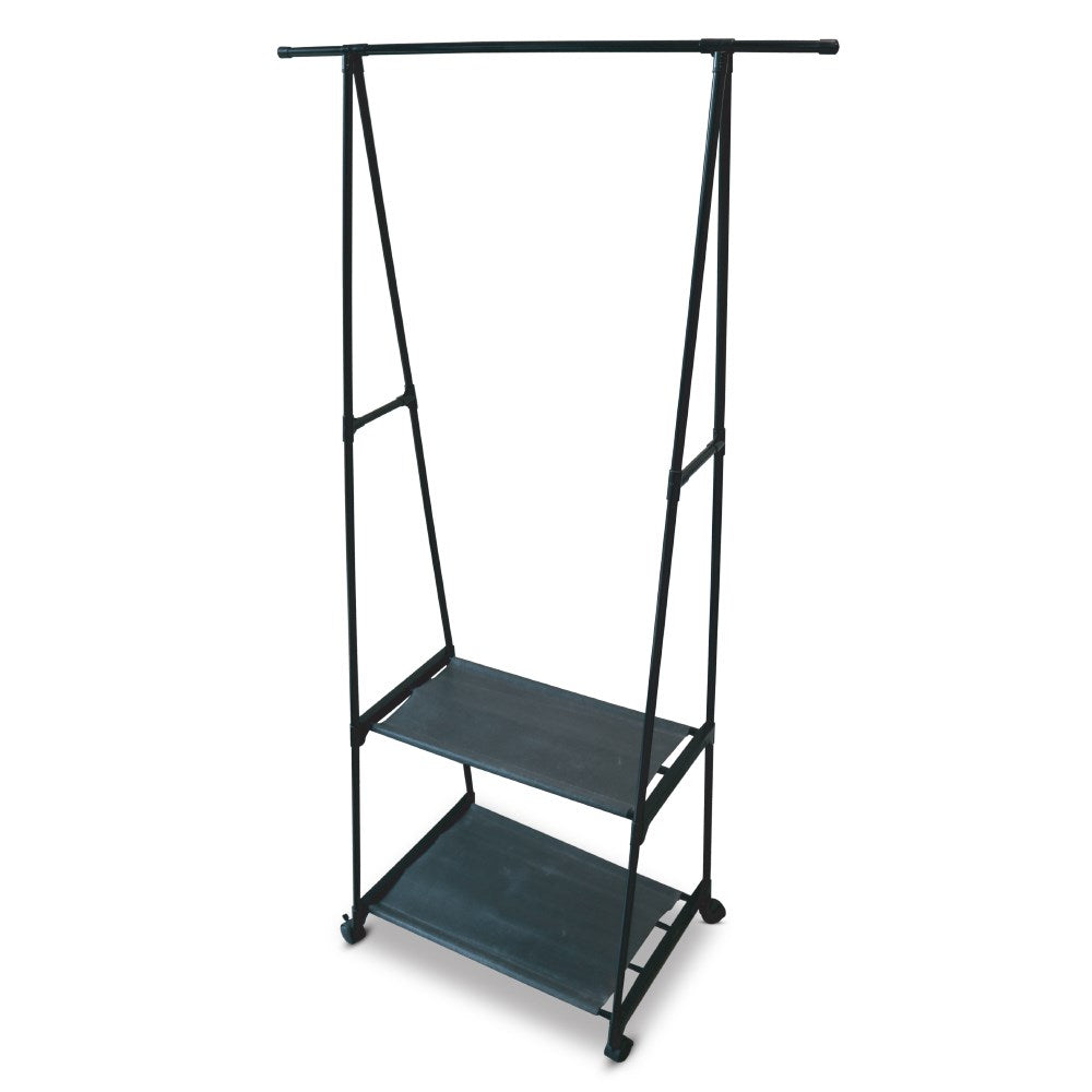 Boxsweden Wardrobe Garment/Clothes Rack with Wheels - 156x55x42cm