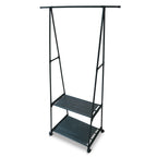 Boxsweden Wardrobe Garment/Clothes Rack with Wheels - 156x55x42cm