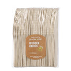 Eco Biodegradable Material Wooden Knives - 16.5cm(50 Pack)