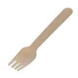Eco Biodegradable Material Wooden Forks - 15.5cm(50 Pack)