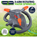 Garden Greens Water Sprinkler Rotating Adjustable Spray 20.5cm x 10cm