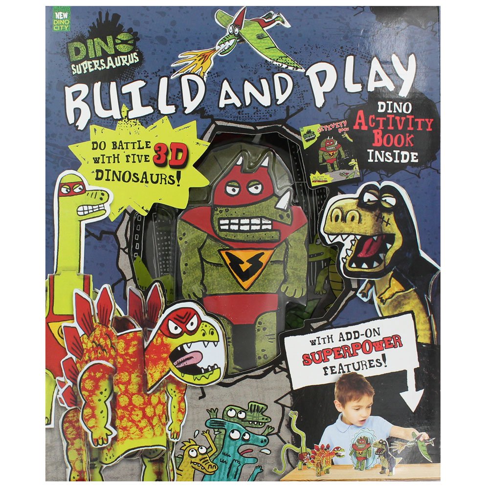 Dino Supersaurus: Build and Play - Activity Book and 3D Dinos