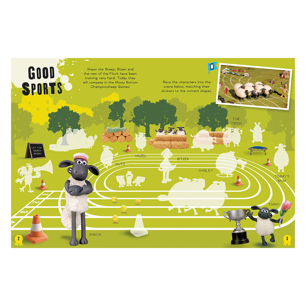 Shaun the Sheep - Championsheep Games: A Sporting Sticker Activity Book