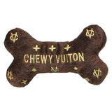 Fuzzy Friends Dog Toys - Chewy Vuiton Bone - 20cm