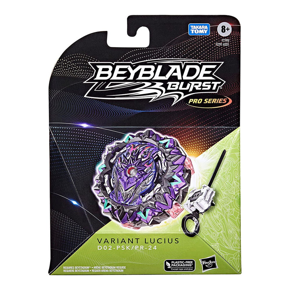 Beyblade Burst Pro Series Variant Lucius (Lucifer) Spinning Top Starter Pack