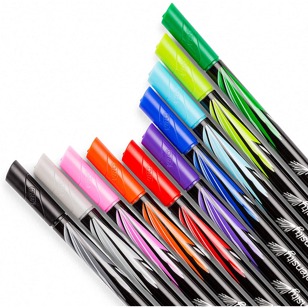 2 Pack x Bic Intensity Fineliners Assorted 20pc