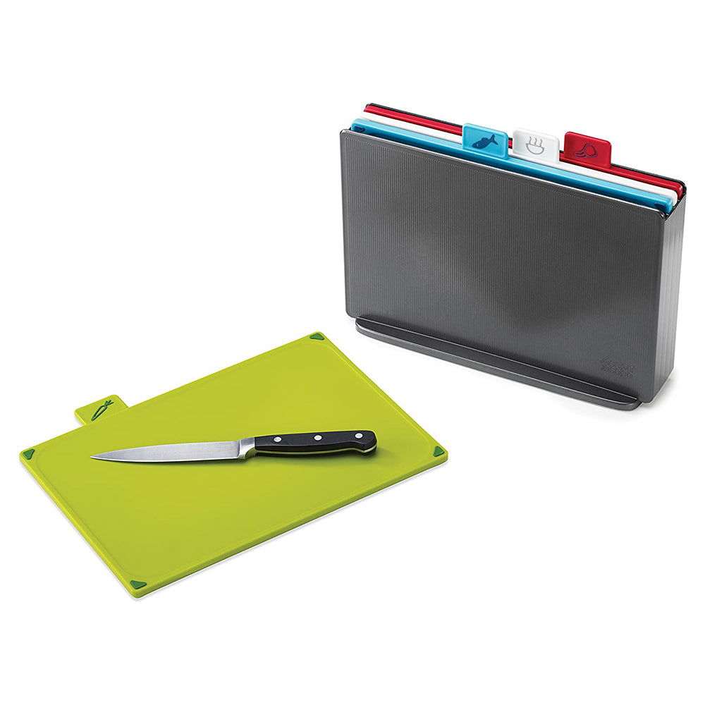 Joseph Joseph Regular Index Chopping Board Set - Graphite