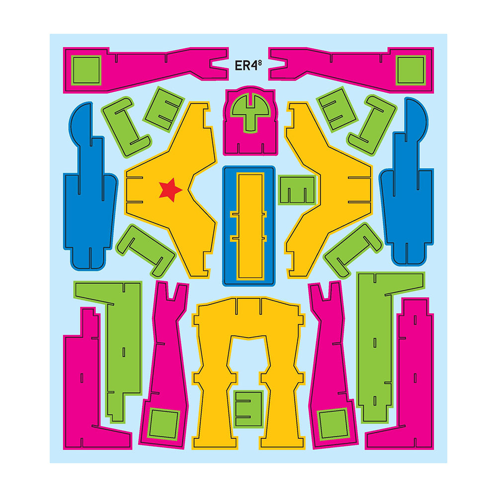 Robots to Make and Decorate: 6 Cardboard Model Robots