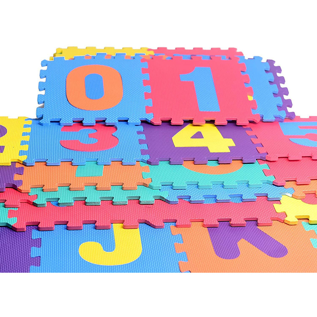 Alphabet & Numbers Puzzle Foam Mat - 36 Piece