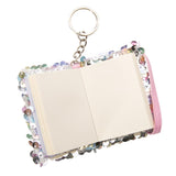 Reversible Sequin Notebook Keychains