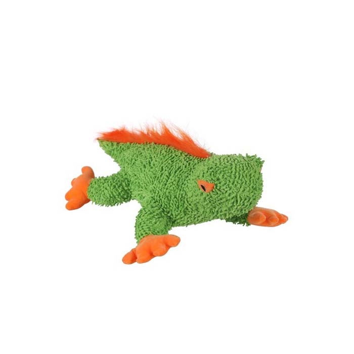 Paws & Claws Who Zoo Iguana Squeaky Plush