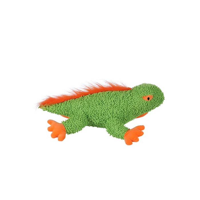 Paws & Claws Who Zoo Iguana Squeaky Plush