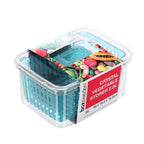 Boxsweden Crystal Plastic Vegetable Storer Fridge Container 2.2L
