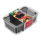 Boxsweden Crystal Plastic Vegetable Storer Fridge Container 4.7L