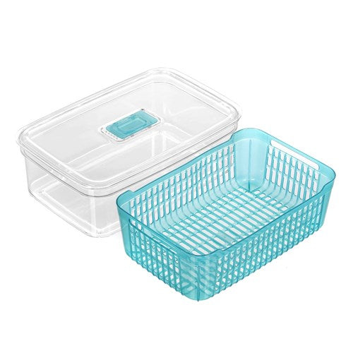Boxsweden Crystal Plastic Vegetable Storer Fridge Container 4.7L