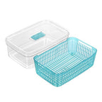 Boxsweden Crystal Plastic Vegetable Storer Fridge Container 4.7L