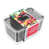 Boxsweden Crystal Plastic Vegetable Storer Fridge Container 7L