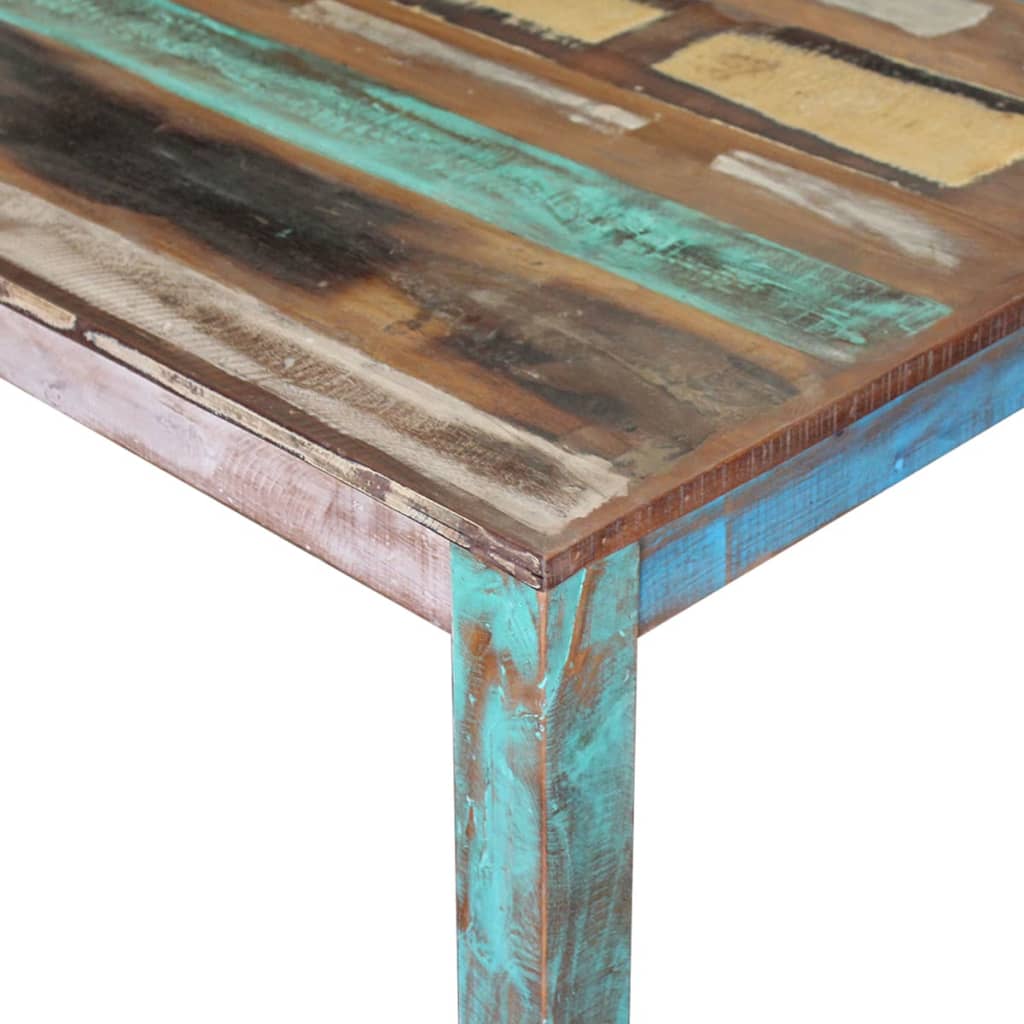 Dining Table Solid Reclaimed Wood 80x82x76 Cm