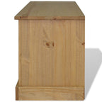 Tv Cabinet Mexican Pine Corona Range 91x43x56 Cm