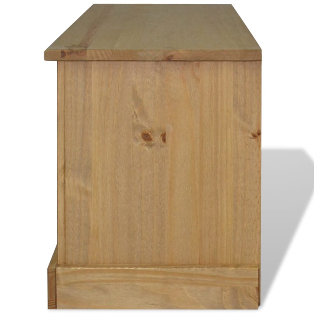 Tv Cabinet Mexican Pine Corona Range 91x43x56 Cm
