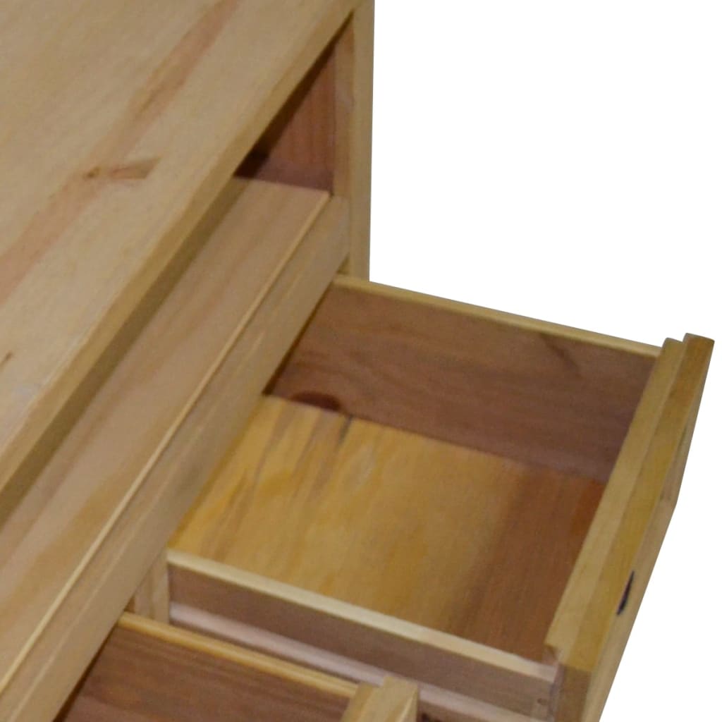 Tv Cabinet Mexican Pine Corona Range 91x43x56 Cm