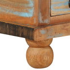 Coffee Table Reclaimed Wood 70x70x38 Cm