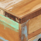 Coffee Table Reclaimed Wood 70x70x38 Cm