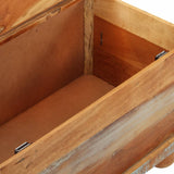 Coffee Table Reclaimed Wood 70x70x38 Cm