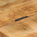 Coffee Table Rough Mango Wood 70x70x40 Cm
