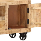 Tv Cabinet Rough Mango Wood 120x30x50 Cm