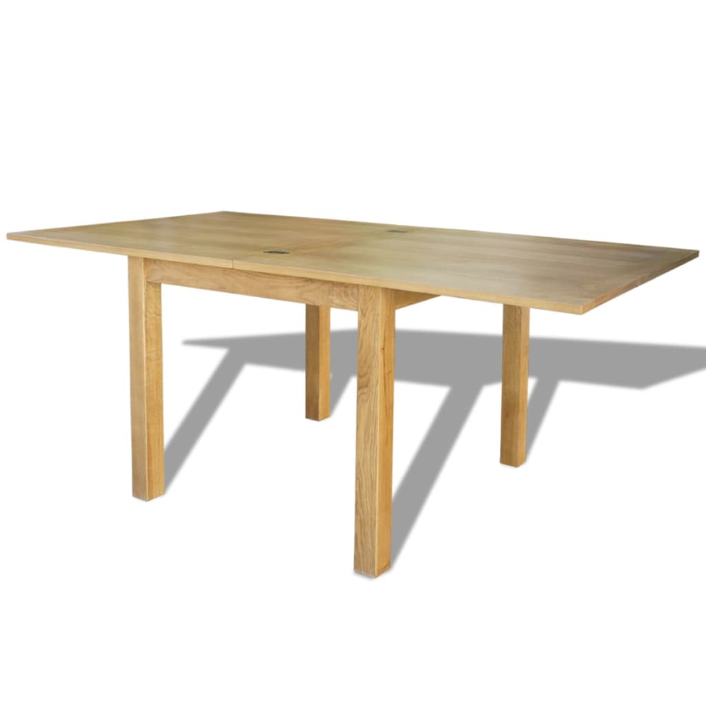 Extendable Table Oak 170x85x75 Cm