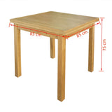 Extendable Table Oak 170x85x75 Cm