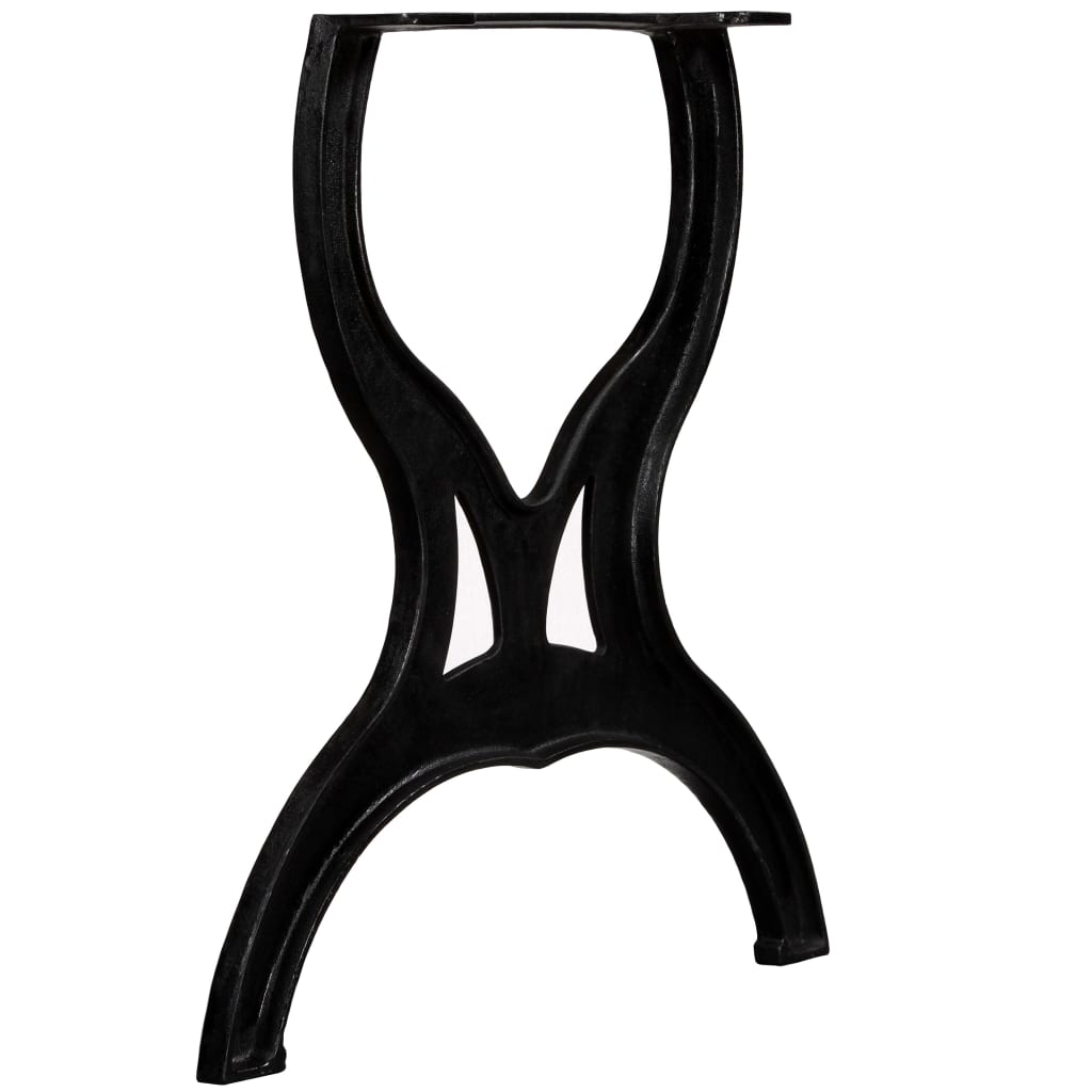 Dining Table Legs 2 Pcs X-frame Cast Iron