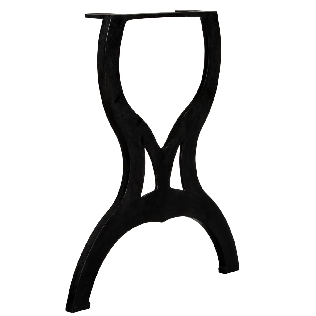 Dining Table Legs 2 Pcs X-frame Cast Iron