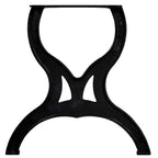 Dining Table Legs 2 Pcs X-frame Cast Iron