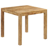 Dining Table Solid Mango Wood 82x80x76 Cm