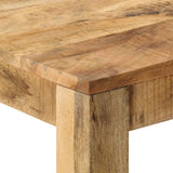 Dining Table Solid Mango Wood 82x80x76 Cm