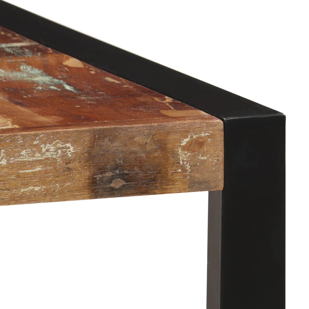 Dining Table 160x80x75 Cm Solid Reclaimed Wood