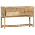 Sideboard 120x30x75 Cm Solid Mango Wood