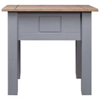 Nightstand Grey 50.5x50.5x52.5 Cm Pine Panama Range