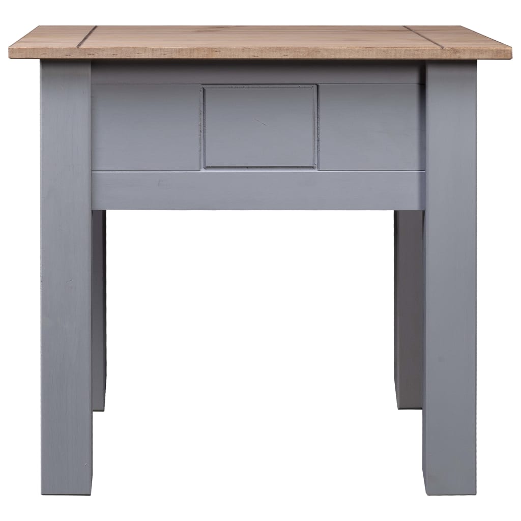 Nightstand Grey 50.5x50.5x52.5 Cm Pine Panama Range