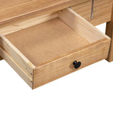 Coffee Table 100x60x45 Cm Solid Pine Wood Panama Range