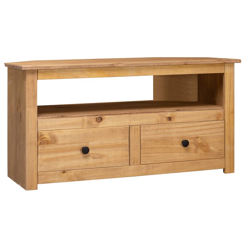 Corner Tv Cabinet 93x49x49 Cm Solid Pine Panama Range
