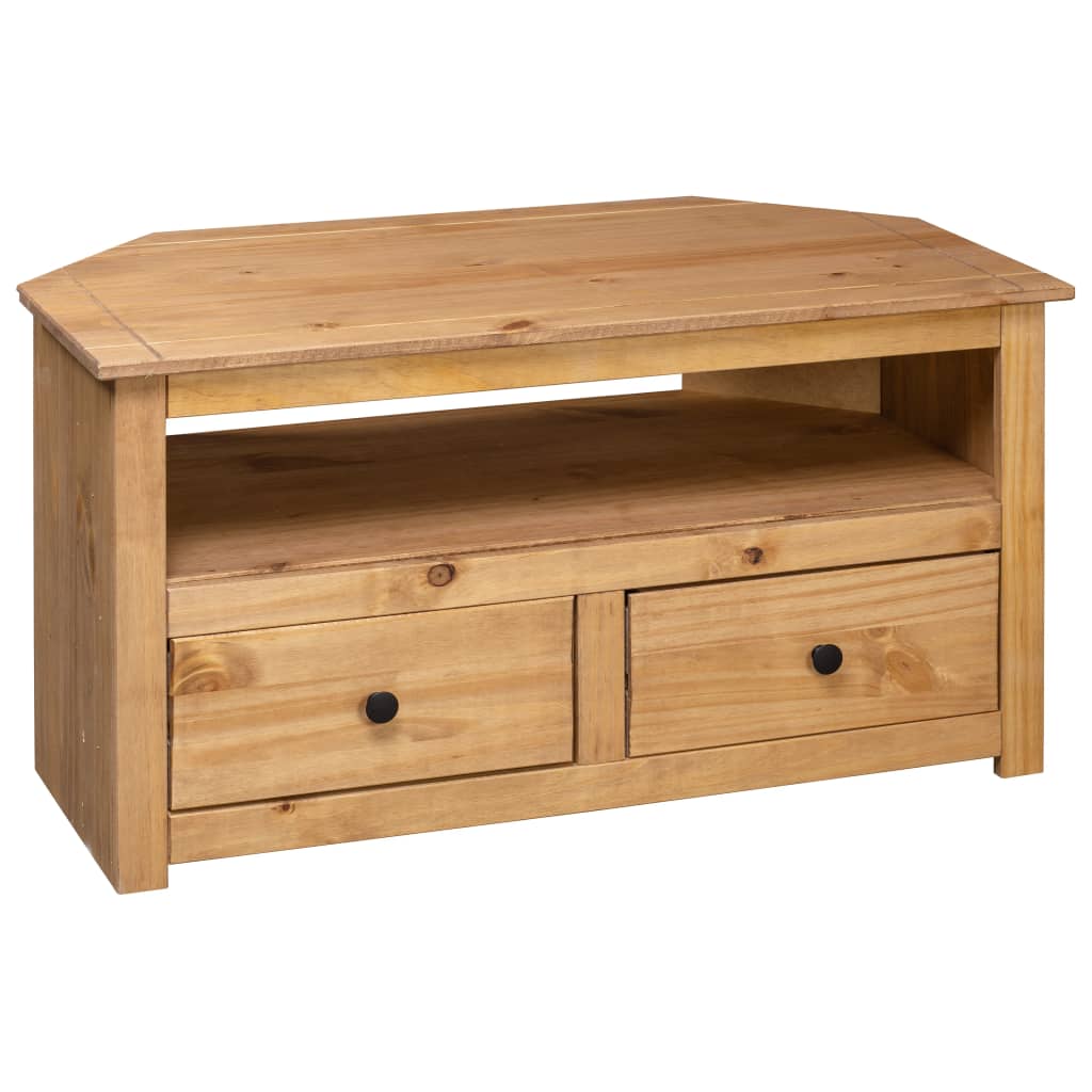 Corner Tv Cabinet 93x49x49 Cm Solid Pine Panama Range