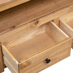 Corner Tv Cabinet 93x49x49 Cm Solid Pine Panama Range