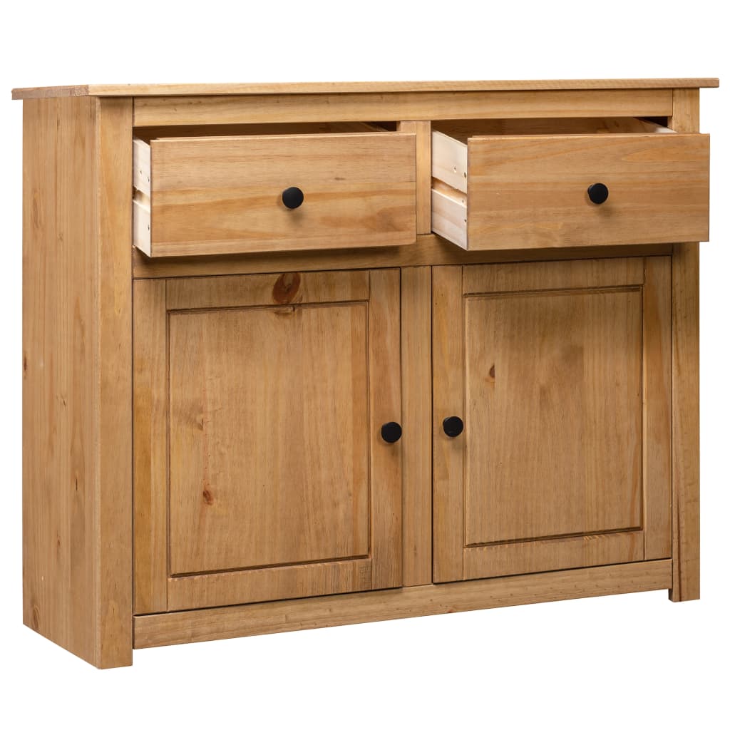 Sideboard 93x40x80 Cm Solid Pinewood